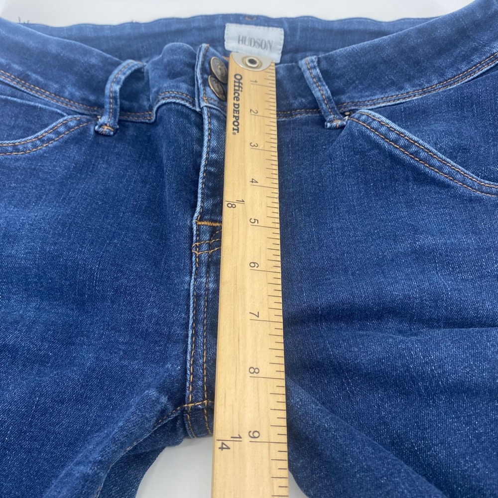 Hudson Beth Baby Boot Jeans Womens 28 Blue Flap Pocket Bootcut Denim - Picture 7 of 11
